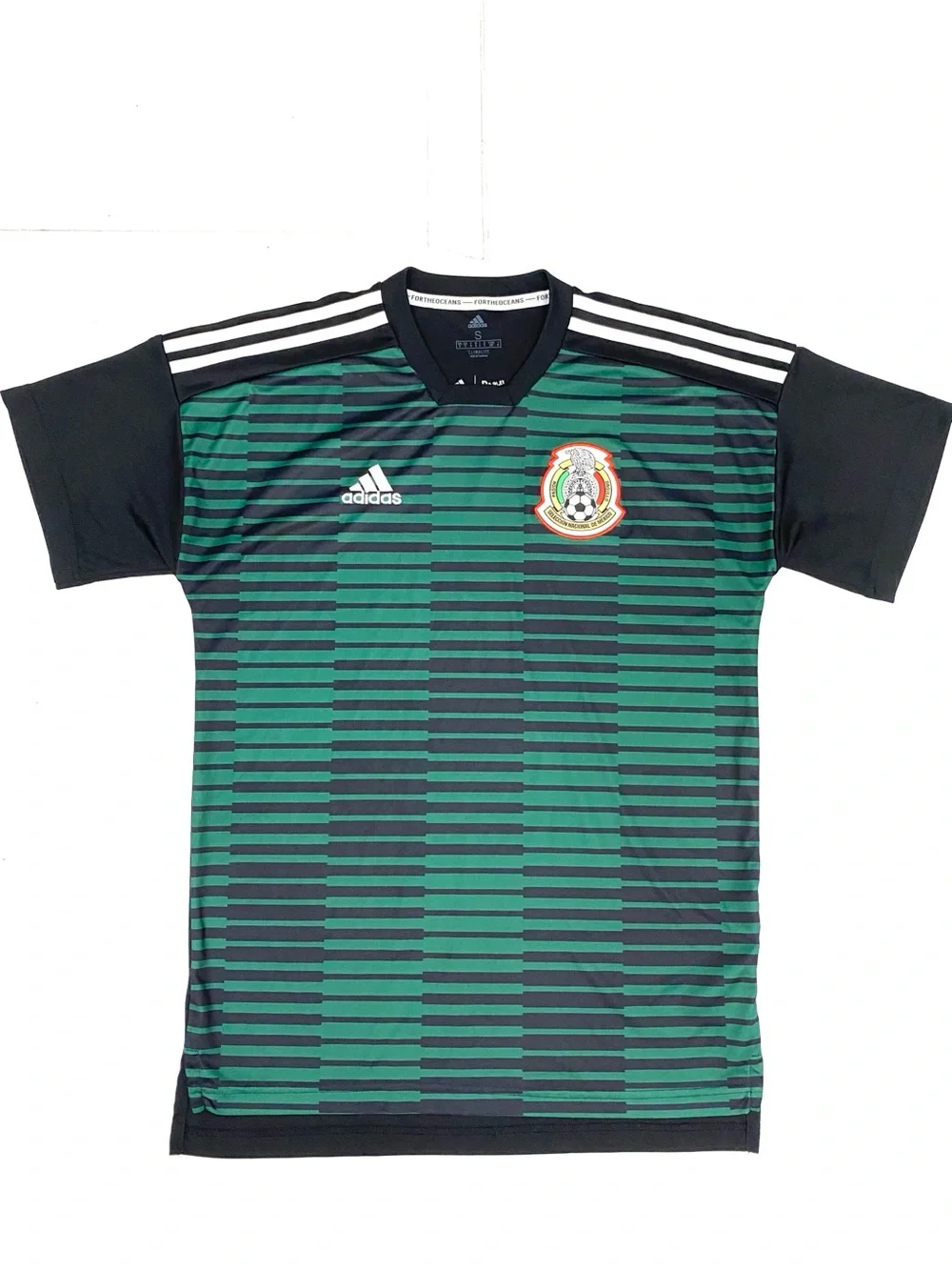 Adidas Mexico National Football Team 2018 World Cup Pre-Match Jersey Sz Small - Picture 2 of 9